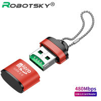 Mini เครื่องอ่านการ์ด USB 2.0ความเร็วสูง TF Micro SD อะแดปเตอร์การ์ดหน่วยความจำสำหรับคอมพิวเตอร์เดสก์ท็อปแล็ปท็อปโน้ตบุ๊คอุปกรณ์เสริมศัพท์