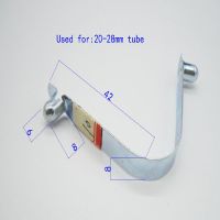 Custom V Shape Tent Tube Hole Snap Button Steel Spring Clip