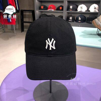 หมวกเกาหลี MLB ของแท้ 19 หมวกเบสบอลขนาดเล็กมาตรฐาน NY Yankees หมวกผู้ชายและผู้หญิง la cap ins tide cap