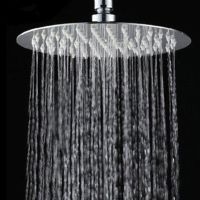 2023 New High Quality 10/8/6 Inch Stainless Steel Ultra-Thin Waterfall Shower Heads Rainfall Shower Head Rain Round Square Showerheads