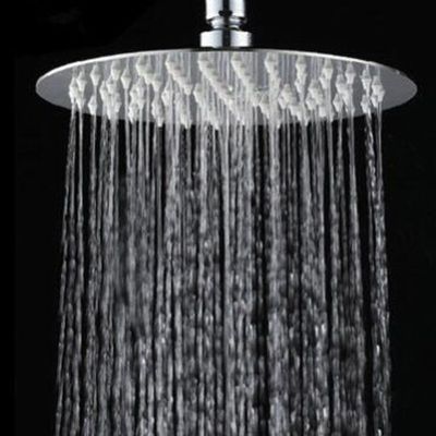 2023 New High Quality 10/8/6 Inch Stainless Steel Ultra-Thin Waterfall Shower Heads Rainfall Shower Head Rain Round Square  by Hs2023