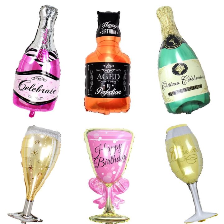 wine-bottle-foil-balloons-ice-cream-pizza-donut-beer-whisky-shape-style-globals-kids-birthday-party-decor-supplies-baby-shower-adhesives-tape