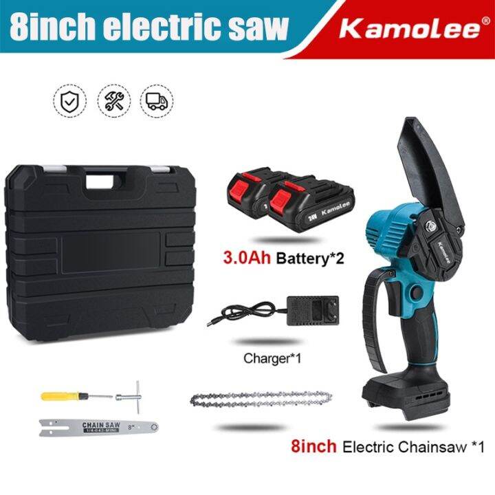 Kamolee Brushless 24V 8 inch Electric Saw Power Chain Saw Sawing Knife