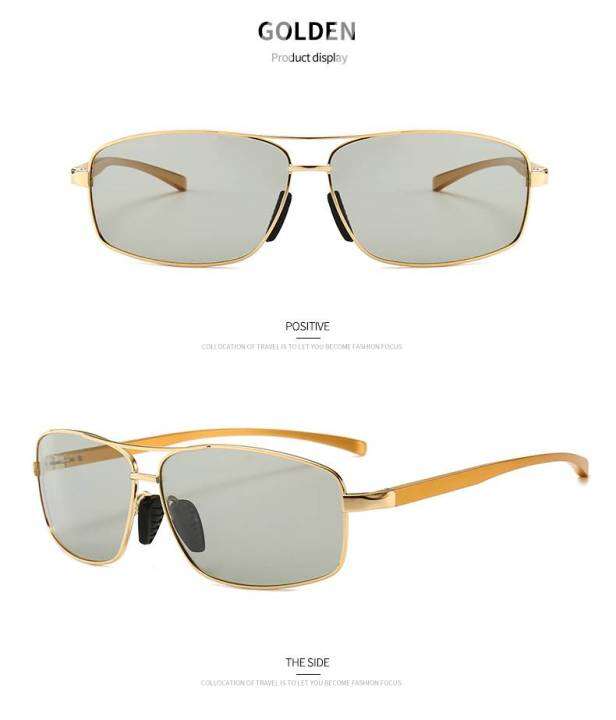 แว่นขับรถผู้ชาย-แว่นเลนส์โพลาไรซ์-ตัดแสงจ้าดีมาก-aoron-แว่นตากันแดด-polarized-mens-แว่นตากันแดดคลาสสิกสี่เหลี่ยมผืนผ้าดวงอาทิตย์แว่นตา-uv400อลูมิเนียมแมกนีเซียมแว่นตากันแดดขา