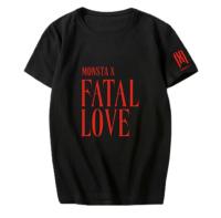 Kpop Monsta X Fatal Love Album Same Printing T Tshirt Kpop