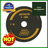 กระดาษทรายกลม NORTON F226 #40 4 นิ้วSANDING DISC NORTON F226 #40 4IN **ด่วน ของมีจำนวนจำกัด**