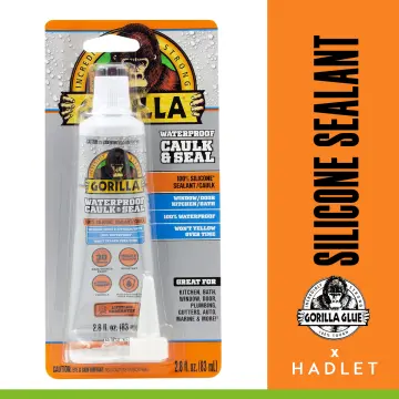 Gorilla Silicone Sealant Clear 2.8oz.