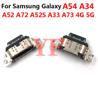 Samsung Galaxy ชิ้น Asal untuk A54 A34 A336B A52 A72 A52S A73 A33 4G 5G USB Mengecas Caj Port Dok Soket Penyambung