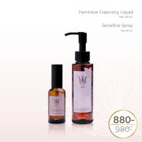 Set Feminine Liquid Clenser 100 ml + Sensitive Spray 30 ml