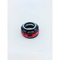 PRESTINE  HEADSET 1 1/8 -1.5 28.6/41.8/51.8/39.8mm BK, W/O LOGO BEARING CONE IN RED ถ้วยคอ