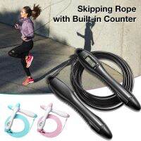 [A SELL Hot Sale053] กระโดดเชือกกับ CounterFitness Adjustablepeed CountingSkip เชือกข้ามแคลอรี่ลวด