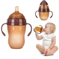 Baby Bottles ขวดนมพร้อมจุกนมซิลิโคน ขวดนมซิลิโคน ขนาด 150ml/250ml