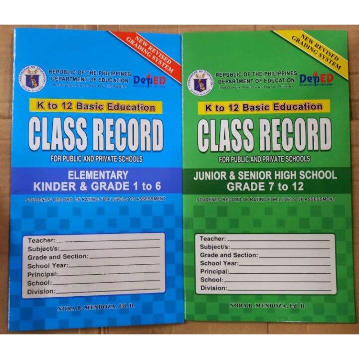 Class Record (New Revised Grading System) | Lazada PH