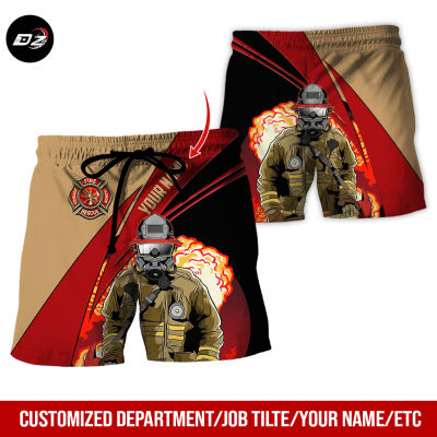 2023 Personalized Name Proud Firefighter 3D All Over Printed Shorts CN935.jpg