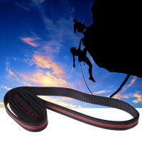 22KN 60cm Polyester Rock Climbing Sling Bearing Strap Reinforce Rope Flat Belt Equipment for Outdoor Rock Mountaineering Safe