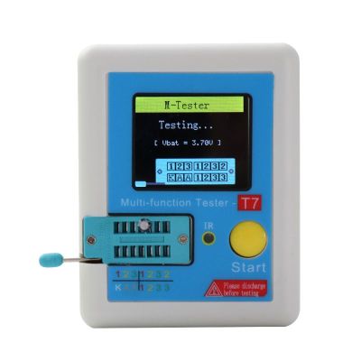 LCR-T7 New Transistor Tester TFT Diode Triode Capacitance Meter LCR ESR Meter NPN PNP MOSFET IR Multifunction Tester Multimeter