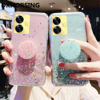 DKHORSING เคสคลังสินค้าพร้อมสำหรับ Realme C55 C55NFC Realme 10T 5G ใหม่ Ins ดาวประกายซิลิโคนนิ่มเคสโทรศัพท์แวววาว Realme 2023 NFC พร้อมที่จับ