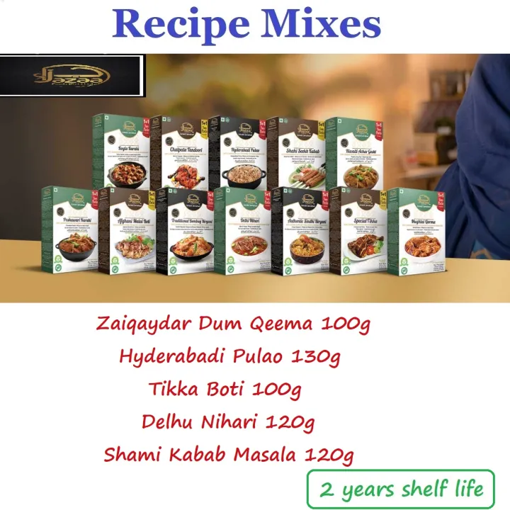 Jazaa Rice Range Recipe & Seasoning Mixes 120g Bombay Biryani Sindhi