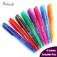 【living stationery】8ชิ้น/เซ็ต Kawaii Erasable8สีเจลหมึกเครื่องเขียนปากกาปากกาดินสอเขียนเครื่องมือ Kawaii