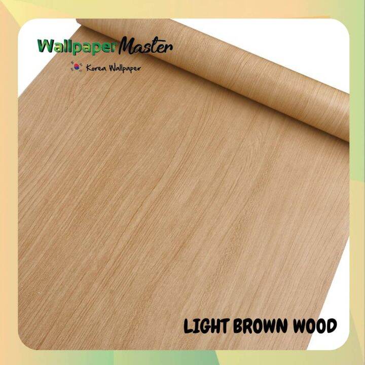 Wallpaper Sticker wood Design Lazada