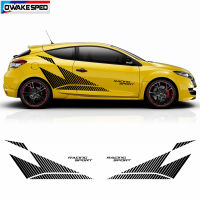 Racing Sport Car Side Stripes Auto Door Body Decor Vinyl Decal For-Renault Megane RS Trophy 3-5 doors Design Sticker Accessories