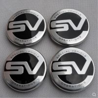 4X 62มม. SV UK ธงศูนย์ล้อ Caps ฝาครอบสัญลักษณ์สำหรับ Land Rover RANGE ROVER LR2 LR3 LR4 RANGE LAND ROVER Sport 2.5นิ้ว