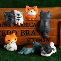 【hot】¤✴ 5Pcs/Set Lazy Cats Landscape Figurines Garden Decorations