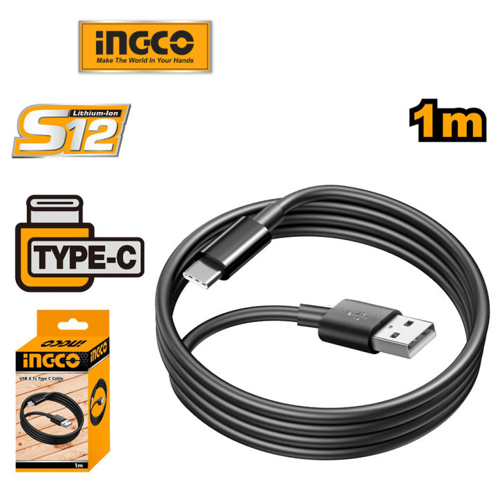 ingco-สายชาร์จ-usb-type-c-ยาว-1-เมตร-หัว-usb-c-usb-type-a-to-type-c-cable-รุ่น-iucc01