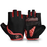 hotx【DT】 Gloves Cycling with 5MM Gel PadHalf Biking for Men