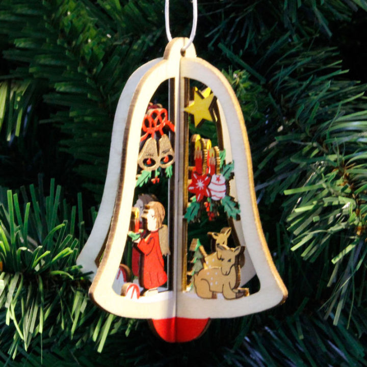 shanglife-ปีใหม่น่ารักการ์ตูนไม้-merry-christmas-tree-ตกแต่งคริสต์มาสของขวัญเครื่องประดับ-xmas-ตารางตกแต่งโต๊ะสำหรับ-home