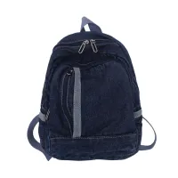 สำหรับ Creative Blue Jean กระเป๋าเป้สะพายหลัง Denim Daypack Travel Rucksack Double Shoulder กระเป๋านักเรียนสำหรับเพื่อนวันเกิด Daily Wear