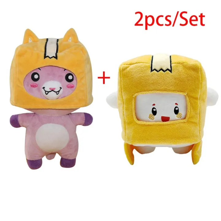 3pcs/Set Lankybox BOXY FOXY ROCKY Plush Soft Stuffed Toy Kid Game ...