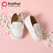 PatPat Shoes Giày Lười Trang Trí Hoa Cho Bé Gái Tập Đi Giày Tập Đi