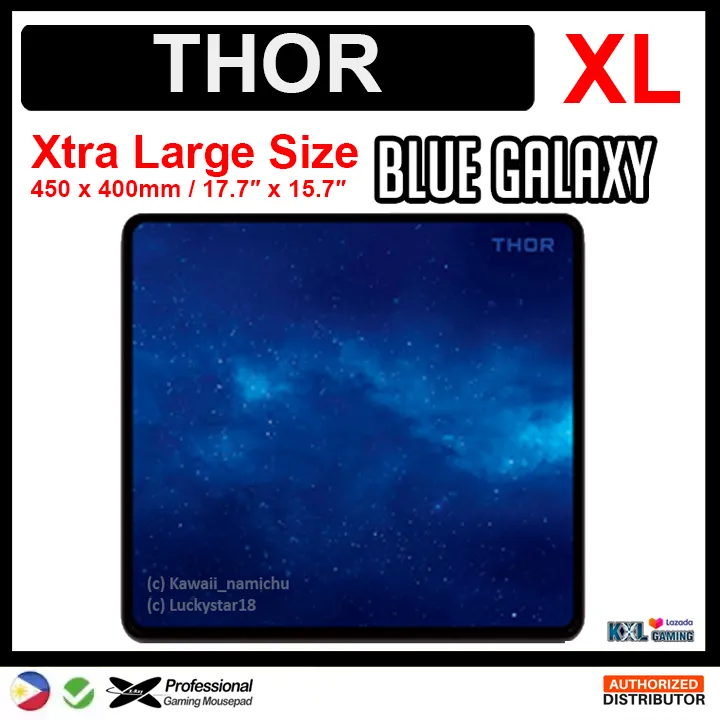 売れ筋ランキングも X-raypad Thor Blue Galaxy XLサイズ