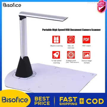 Document Camera For Teachers, Portable USB Document Camera Scanner With  Stand 8MP HD A4 Format Doc Cam Photo Scanner