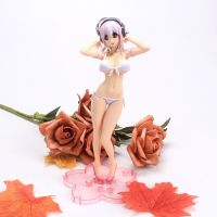 SWEWRY ของเล่นสะสม โมเดลตุ๊กตา อะนิเมะรูป ของเล่นของขวัญ 19CM พีวีซี บิกินี่ Sonico รูปแกะสลักโซนิค ฟิกเกอร์เด็กผู้หญิง Sonico แอ็คชั่นฟิกเกอร์