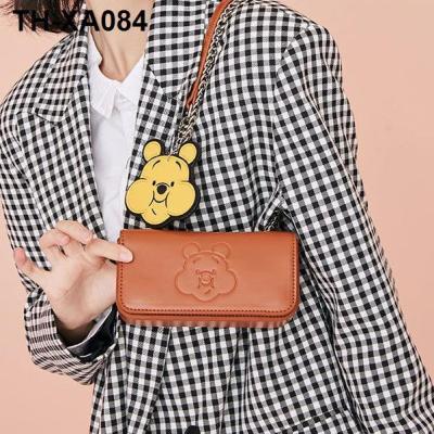 Winnie the pooh mini mobile phone packages one shoulder his female cute 2022 new chain bag