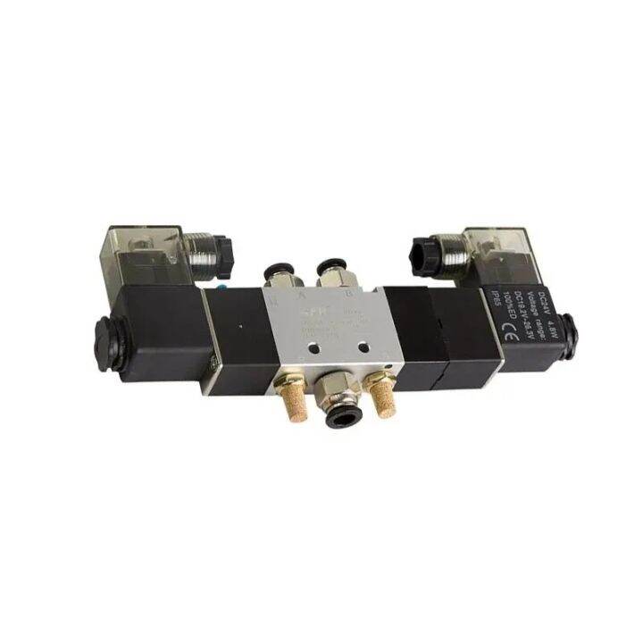 4V130 4V230 4V330 4V430 Pneumatic 5 Way Center Close Air Solenoid Valve