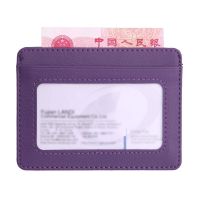 THINKTHENDO Mens Leather Thin Wallet ID Money Credit Card Slim Holder Money Pocket Organizer Card Holders