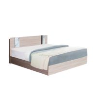 Raminthra Furniture เตียงนอน 5ฟุต รุ่น กลอรี่ สีโซลิดหิน ( Bed )