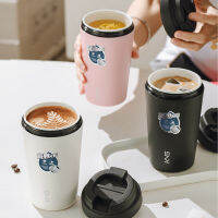 Bincoo 380มิลลิลิตรแก้วกาแฟเซรามิกเดินทางร้อนถ้วยฉนวนขวด Drinkware ขวดน้ำรถขวดฉนวนสำหรับกลางแจ้ง