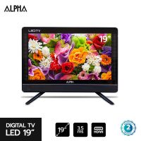 ALPHA ทีวี HD LED 19 นิ้ว Digital รุ่น LWD-195AA -2 DIGITAL TV LWD-195AA T2 รับประกัน 2 ปี