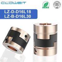 Cloweit LZ-B-D16L30 Rigid Flexible Shaft Coupler Oldham Coupling for Motor Lathe Connect