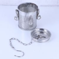 Tea Infuserstrainerloose Filter Seasoning Basket Mesh Cooking Leaf Steeper Soup Stainless Steel Fine Strainers Pepperbaskets