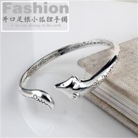 Beauty fine silver fox 999 sterling bracelet female han edition contracted joker Japan and South Korea ring fashion lovers hand act the role ofing is tasted