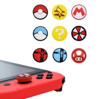 4 pcs Nintend Switch NS Accessories Joystick Caps Silicone Case Thumb stick Grips Cover for Nintendos Joy-con Controllers