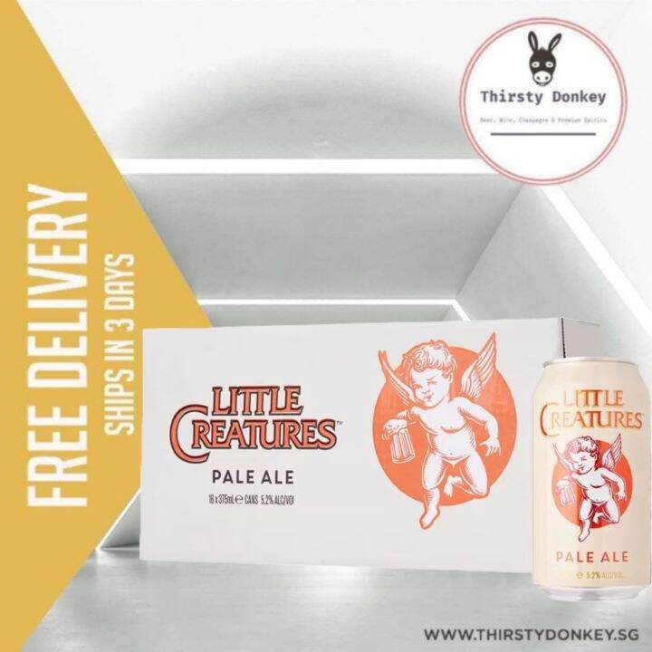 Little Creatures Pale Ale (375ml x 16 cans) Lazada Singapore