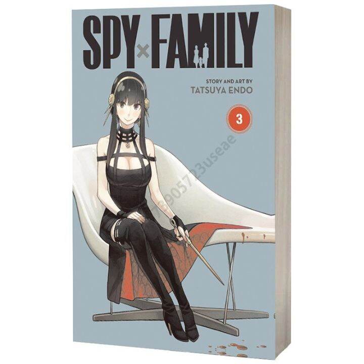 Manga Books 3 Spy X Family Book Set English Books For Kids Anya Spy X