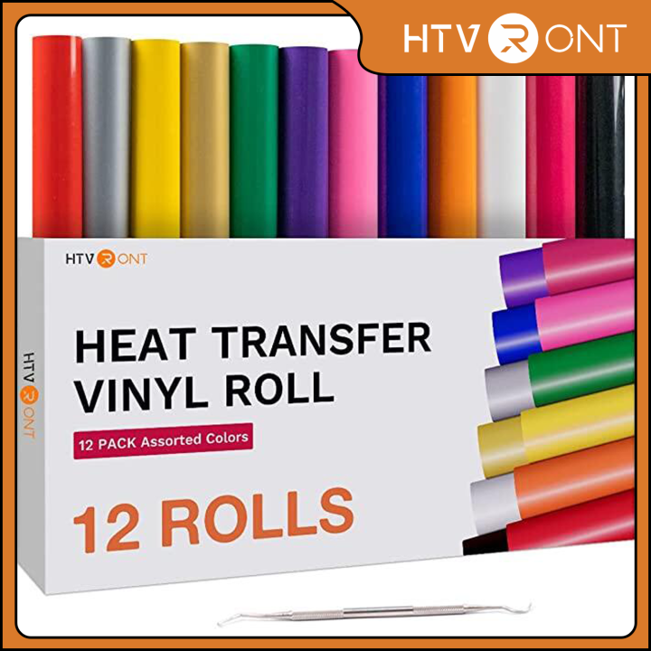 12in 5FT HTVRONT 12 Rolls Heat Transfer Vinyl 30cm X 1 5m Set PU HTV   076f3e401cb0f59fab1f88768171bd32  720x720q80 