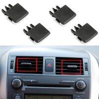 ஐ☇ 4x Central Side Dash A/C Vent Louvre Blade Slice Air Conditioning Leaf Clip Fit For Toyota Corolla 2004-2006 2007 2008 2009 2010